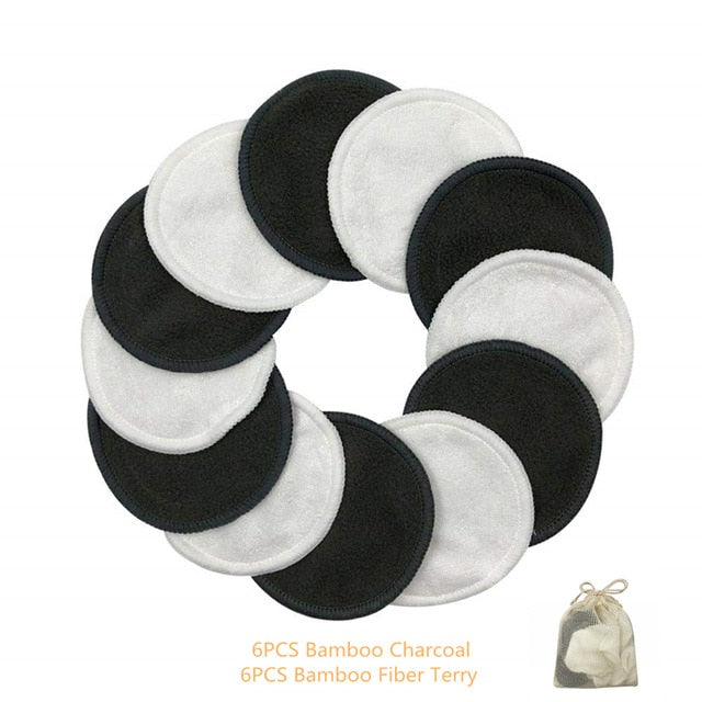 12Pcs Reusable Face Cotton Pads