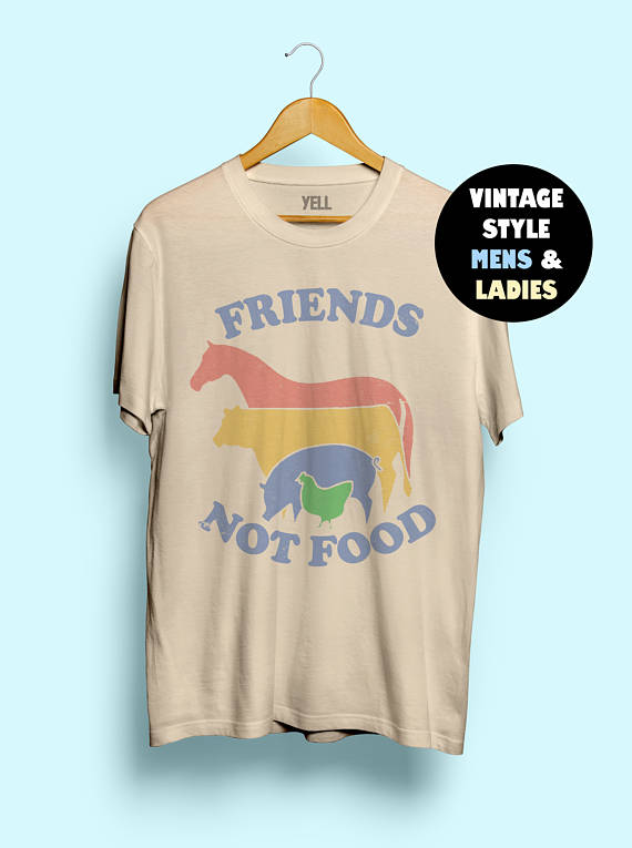 Women's Friends Not Food Cotton T-Shirt