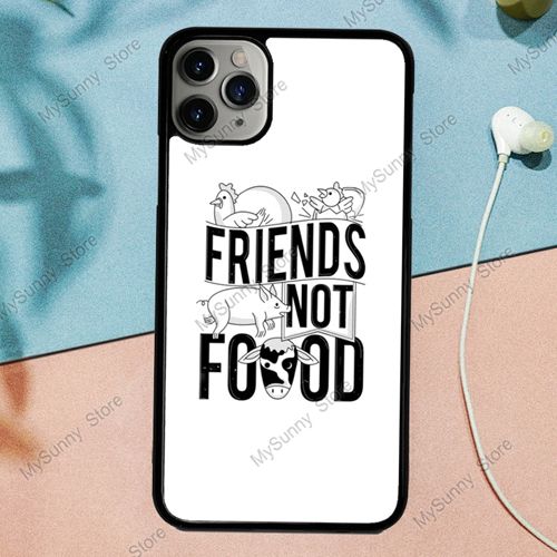 Vegan Friends Not Food iPhone Case
